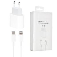 Зарядний пристрій 20Вт USB-C Power Adapter + кабель Lightning (S17199)