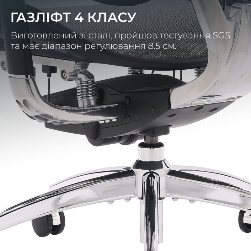 Крісло офісне Sihoo Doro S300 Mesh Dark Grey (S300-M201)
