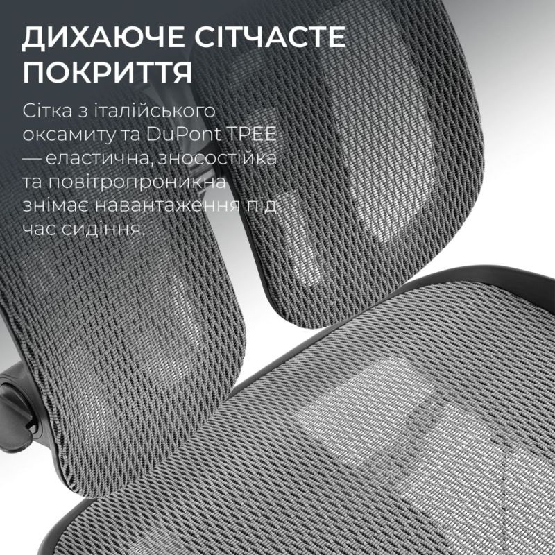 Крісло офісне Sihoo Doro S300 Mesh Light Grey (S300-M202)