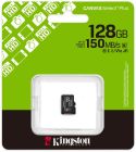 Карта пам`яті MicroSDXC 128GB UHS-I Class 10 Kingston Canvas Select Plus R150MB/s (SDCS3/128GBSP)