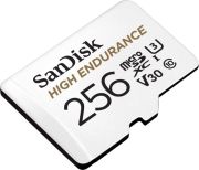 Карта пам`ятi MicroSDXC 256GB UHS-1/U3 Class 10 SanDisk High Endurance R100/W40MB/s + SD-адаптер (SDSQQNR-256G-GN6IA)