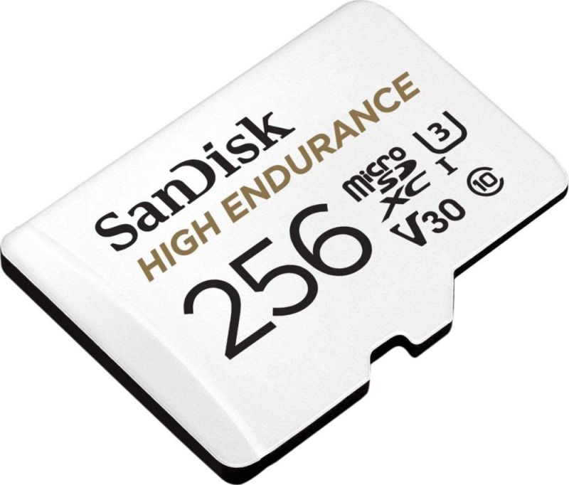 Карта пам`ятi MicroSDXC 256GB UHS-1/U3 Class 10 SanDisk High Endurance R100/W40MB/s + SD-адаптер (SDSQQNR-256G-GN6IA)