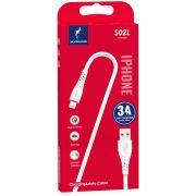 Кабель SkyDolphin S02L USB - Lightning (M/M), 1 м, White (SDUSB-000586)