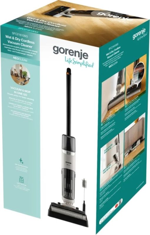 Акумуляторний миючий пилосос Gorenje (SFC216100G)