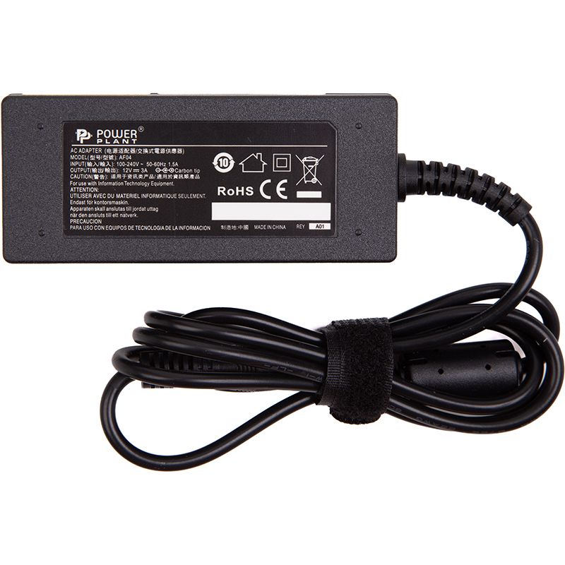 Блок питания для ноутбуков PowerPlant SAMSUNG 220V, 12V 36W 3A (5.5*3.0)