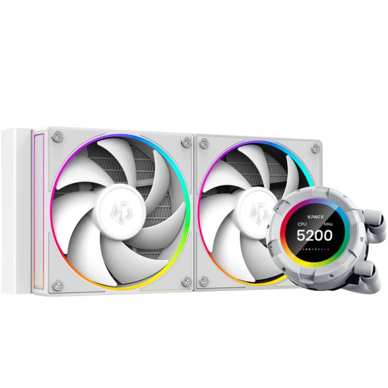Система водяного охолодження ID-Cooling Space LCD SL240 White (SL240 WHITE)