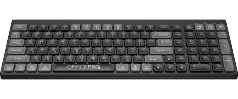 Клавиатура беспроводная OfficePro Bluetooth Black  (SK985B)