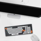 Клавиатура беспроводная OfficePro Bluetooth Black/White (SK985BO)
