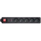 Мережевий фільтр EnerGenie 5 розеток, 1,5 м, Black (SPG5-C-5)