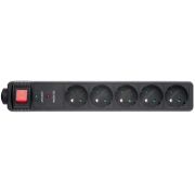 Мережевий фільтр EnerGenie 5 розеток, 1,5 м, Black (SPG5-C-5)