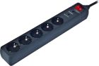 Сетевой фильтр EnerGenie 5 розеток, 1,5 м, Black (SPG5-C-5)