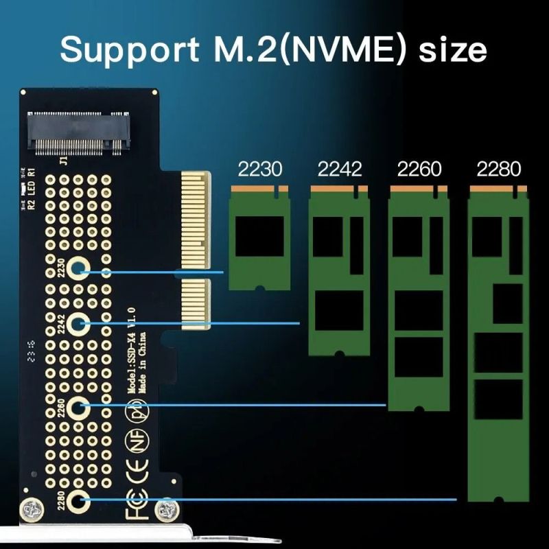 Плата-адаптер Fenvi (SSD-X4 HS)