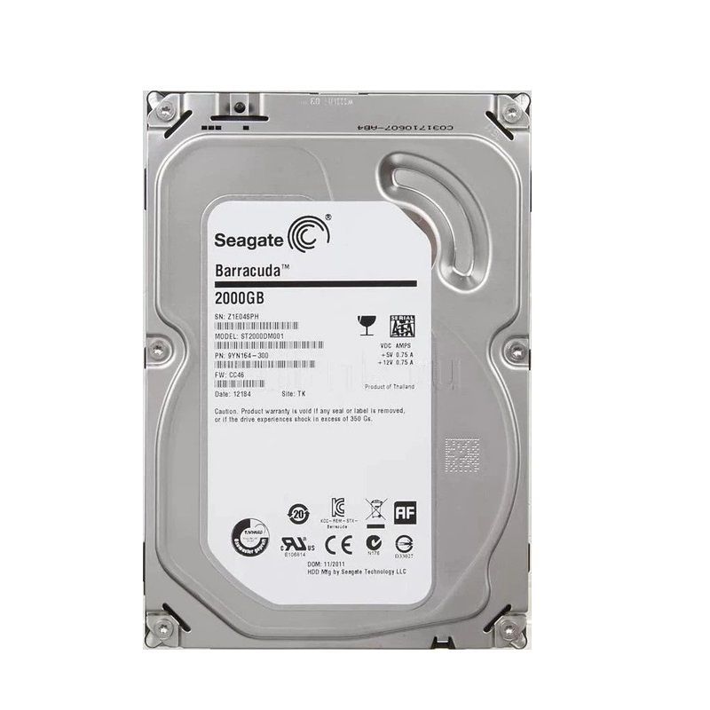 Накопитель HDD SATA 2.0TB Seagate Barracuda 7200rpm 64MB (ST2000DM001)_Refurbished (ST2000DM001_Refurbished)