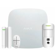 Комплект охоронної сигналізації Ajax StarterKit Cam HDR (8EU) UA White (117595.58.WH1) (StarterKit Cam HDR White)