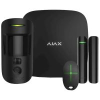 Комплект охоронної сигналізації Ajax (117596.66.BL1) (StarterKit Cam Plus HDR (8EU) UA Black)