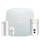 Комплект охоронної сигналізації Ajax StarterKit Cam Plus HDR ECG (8EU) UA White (117597.66.WH1) (StarterKit Cam Plus HDR ECG (8EU) UA white)