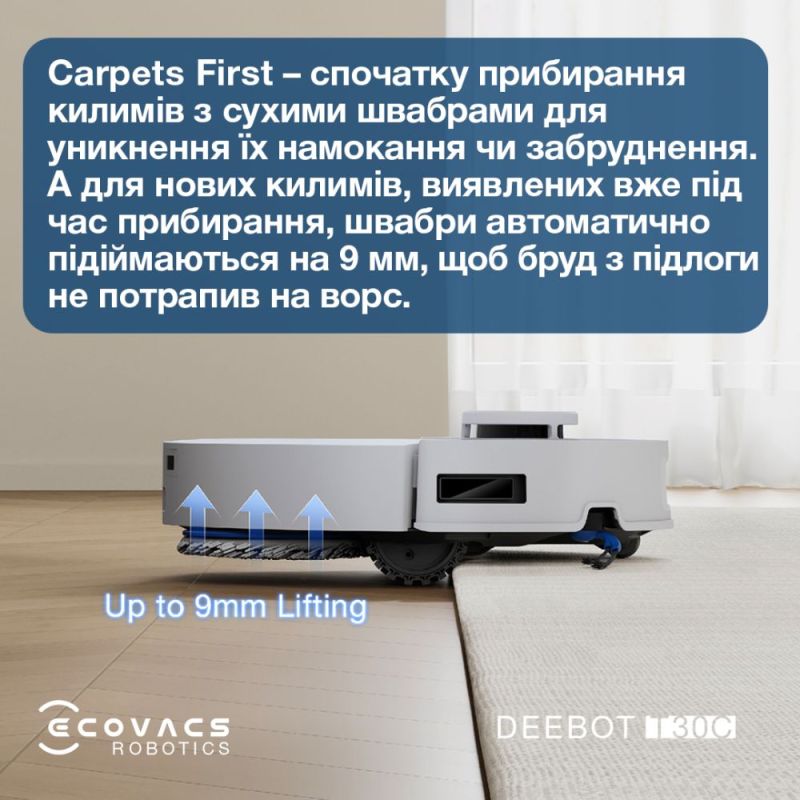 Робот-пилосос Ecovacs Deebot T30C White (DLX71) (T30CDLX71 White)