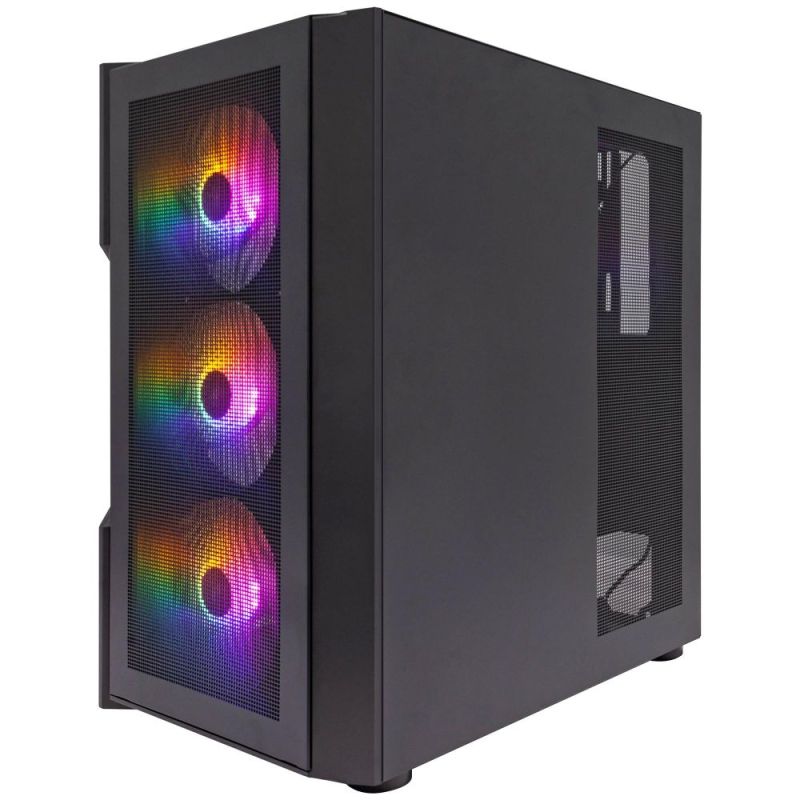 Корпус 1stPlayer T7-P-BK-4F1 Black 750W (T7-P-BK-4F1-PS-750FK-EU)