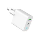 Сетевое зарядное устройство Gembird (1USBх3A 18W + 1USB-Cх3A 20W) White (TA-UC-PDQC20L-W-01)