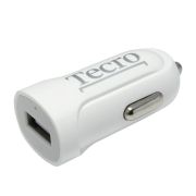 Автомобильное зарядное устройство Tecro (1USBх2.1A) White (TCR-0121AW)