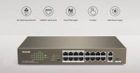 Комутатор Tenda (TEF1118P-16-150W)