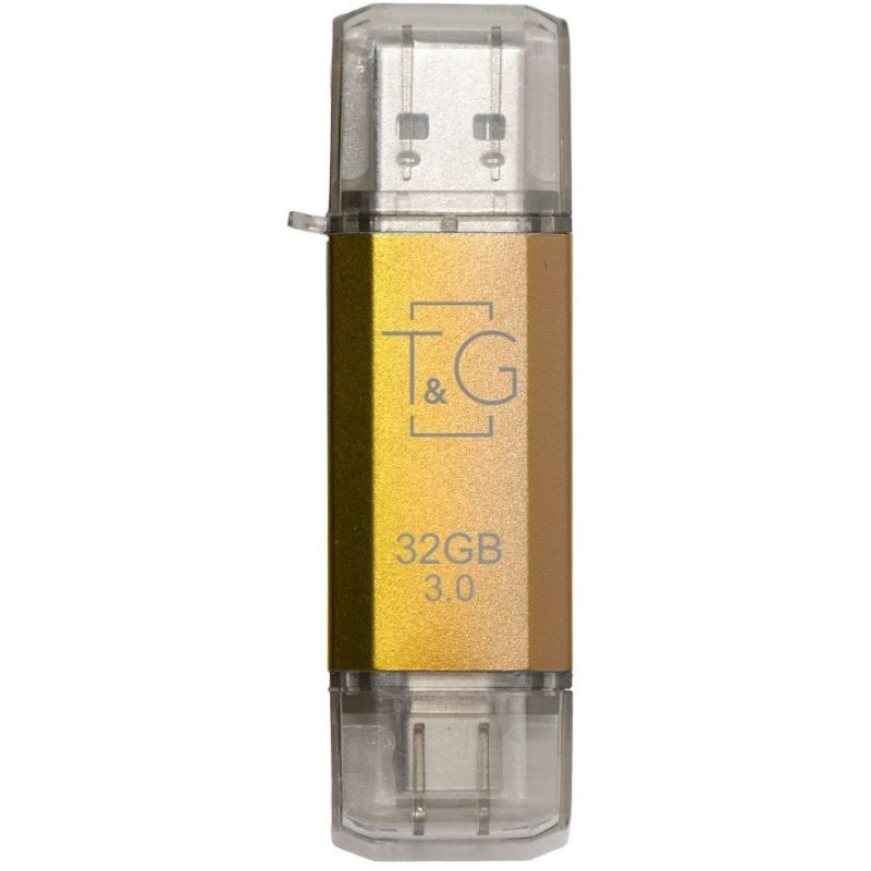 Флеш-накопичувач USB 3.0 16GB Type-C T&G 009 Star Series Gold (TG009TC-16GGD3)