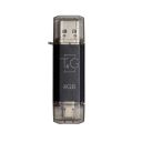 Флеш-накопитель USB 4GB Type-C T&G 009 Star Series Black (TG009TC-4GBK)