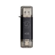Флеш-накопитель USB 4GB Type-C T&G 009 Star Series Black (TG009TC-4GBK)