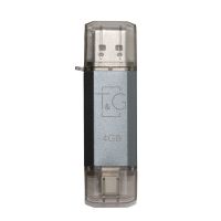 Флеш-накопитель USB 4GB Type-C T&G 009 Star Series Silver (TG009TC-4GSL)
