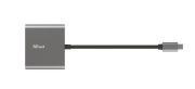USB-хаб Trust Dalyx Aluminium USB Type-C 3-в-1 (23772) (23772_TRUST)