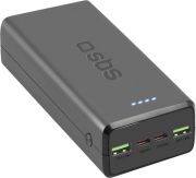 Универсальная мобильная батарея SBS 30000 mAh 20W Black (TTBB30000PD20K)