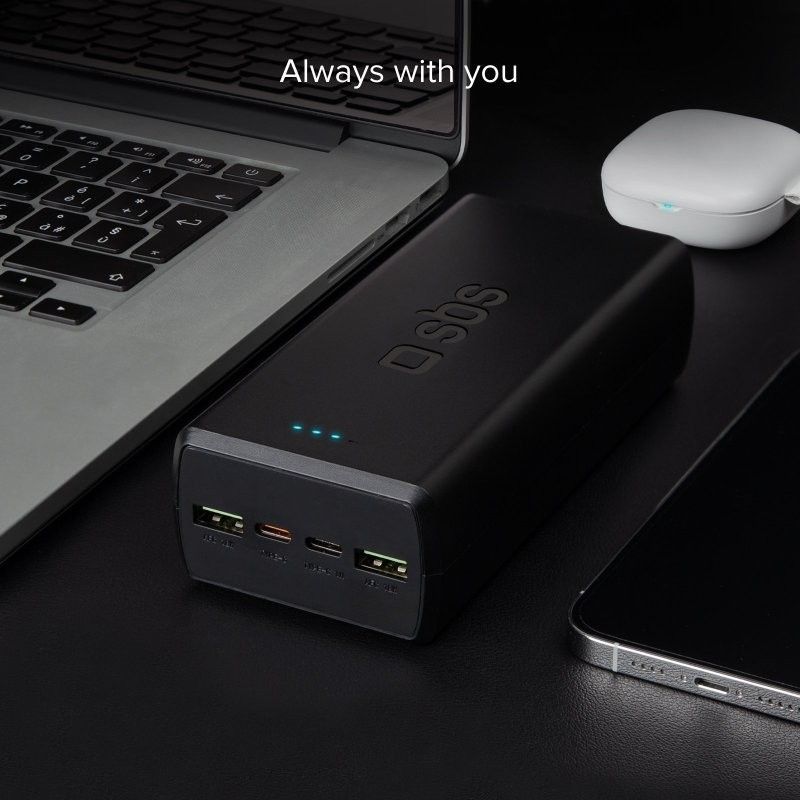 Универсальная мобильная батарея SBS 30000 mAh 20W Black (TTBB30000PD20K)