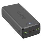 Універсальна мобільна батарея SBS 30000 mAh 20W Black (TTBB30000PD20K)