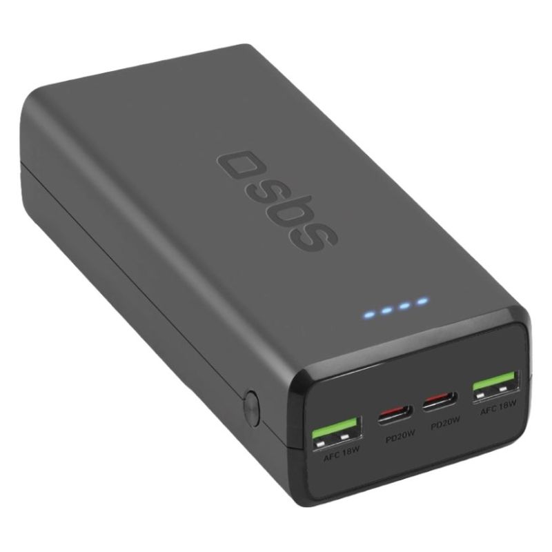 Універсальна мобільна батарея SBS 30000 mAh 20W Black (TTBB30000PD20K)