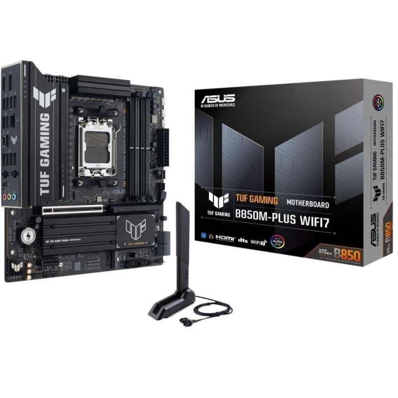 Материнська плата Asus TUF Gaming B850M-Plus WiFi7 Socket AM5 (TUF GAMING B850M-PLUS WIFI7)