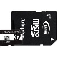 Карта пам`ятi MicroSDHC 32GB UHS-I Class 10 Team Black + SD-adapter (TUSDH32GCL10U03)