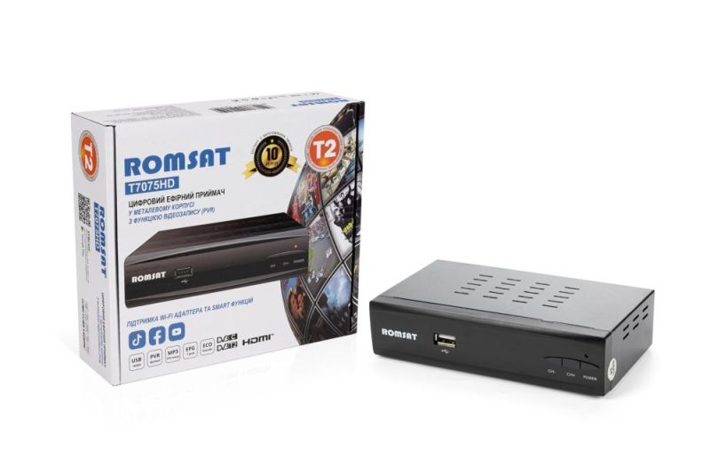 Тюнер DVB-T2 Romsat (T7070HD)