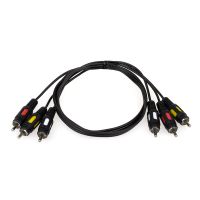 Кабель мультимедийный 3xRCA M to 3xRCA M 1.8m Atcom (10711)