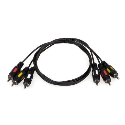 Кабель мультимедийный 3xRCA M to 3xRCA M 1.8m Atcom (10711)