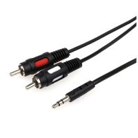 Кабель мультимедийный 3.5mm M to 2xRCA M 1.8m Atcom (10707)