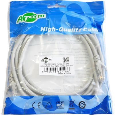 Патч-корд 2м RJ-45 CCA Atcom (4963)