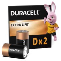 Батарейка Duracell D LR20 щелочная 2шт. в упаковке (81545439/5005987/5014435)