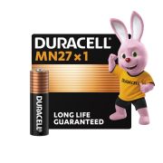 Батарейка Duracell MN27 12V спеціалізована лужна, A27/27A/V27A/8LR732, 1 шт. в упаковці (5007388)