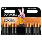 Батарейка Duracell AA лужні 8 шт. в упаковці (5000394006522 / 81417083 / 81480361)