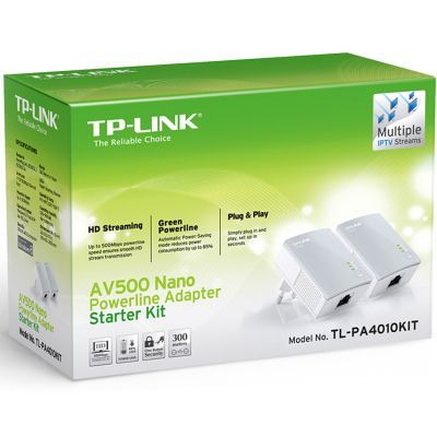 Адаптер Powerline TP-Link (TL-PA4010 KIT)