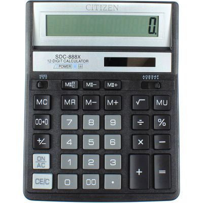 Калькулятор Citizen (SDC-888XBK)