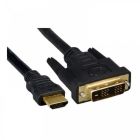 Кабель мультимедійний HDMI M to DVI M 1.8m 18+1pin Cablexpert (CC-HDMI-DVI-6)