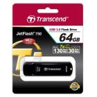 USB флеш накопитель Transcend 64GB JetFlash 750 USB 3.0 (TS64GJF750K)