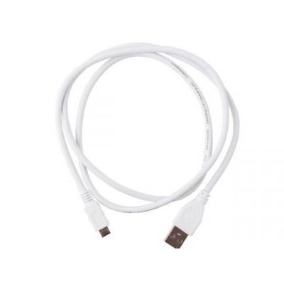 Дата кабель USB 2.0 AM to Micro 5P 1.0m Cablexpert (CCP-mUSB2-AMBM-W-1M)