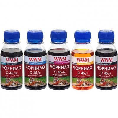 Чернила WWM CANON PGI450/CLI451 (5х100г) BP/B/C/M/Y (C45SET-5)